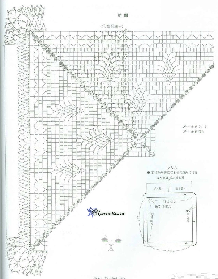 Вязаные чехлы на диванные подушки схемы